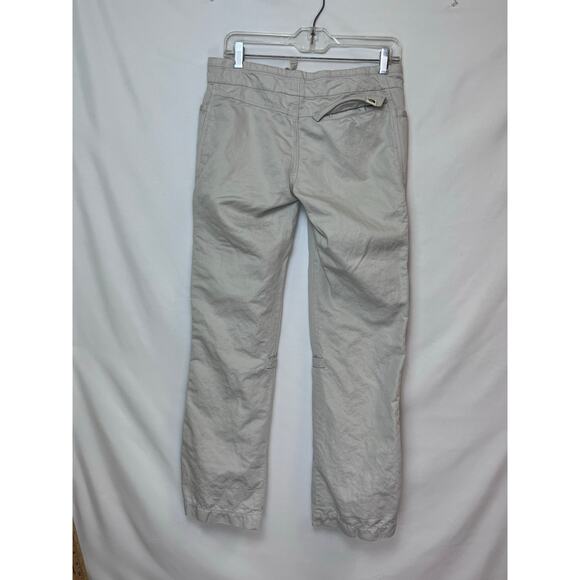 North Face Women's Khaki Flare Leg Adjustable Pullon Athletic Pants - Size 8 - Picture 2 of 9